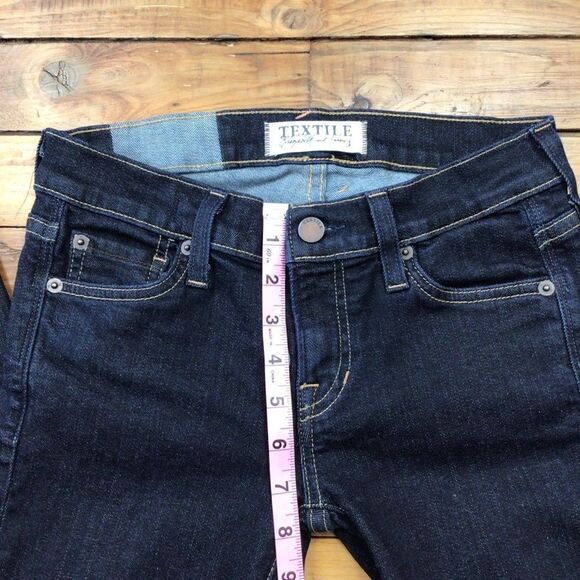 TEXTILE Elizabeth and James Debbie dark blue skinny low rise sexy jeans size 25 - Picture 8 of 11